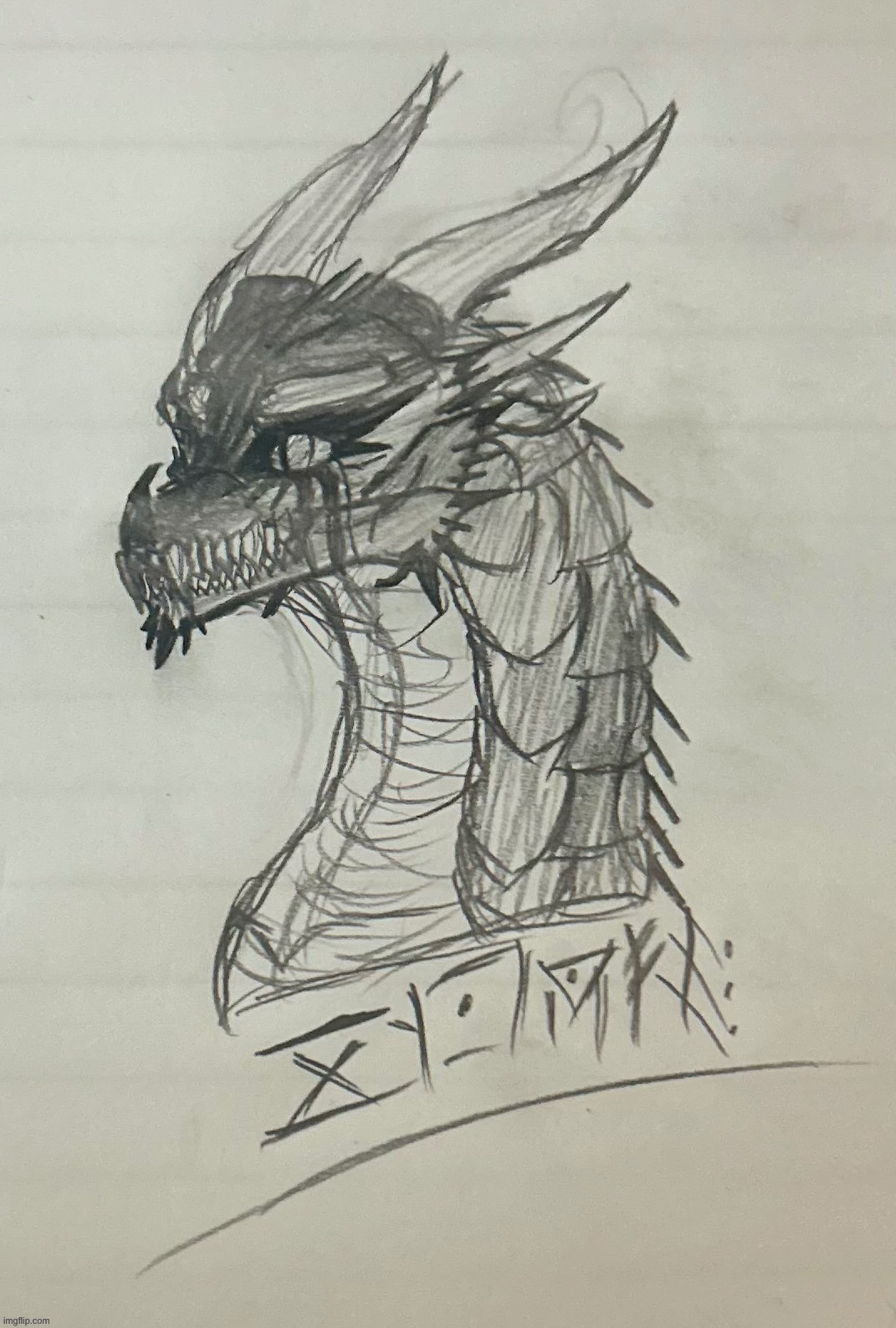 anyways, I did a doodle :3 | made w/ Imgflip meme maker