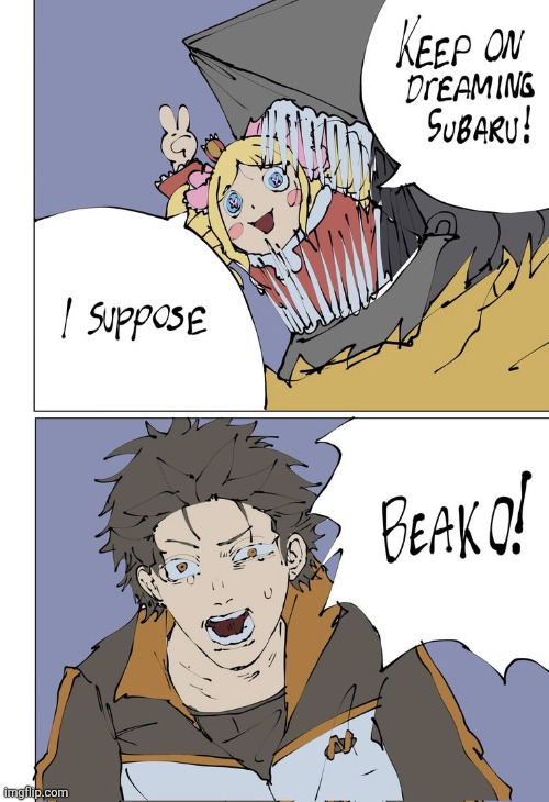 Part 3 part 3 part 3 | image tagged in re zero,chainsaw man | made w/ Imgflip meme maker
