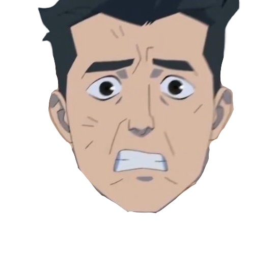 Mark Grayson's Fear Face Blank Meme Template