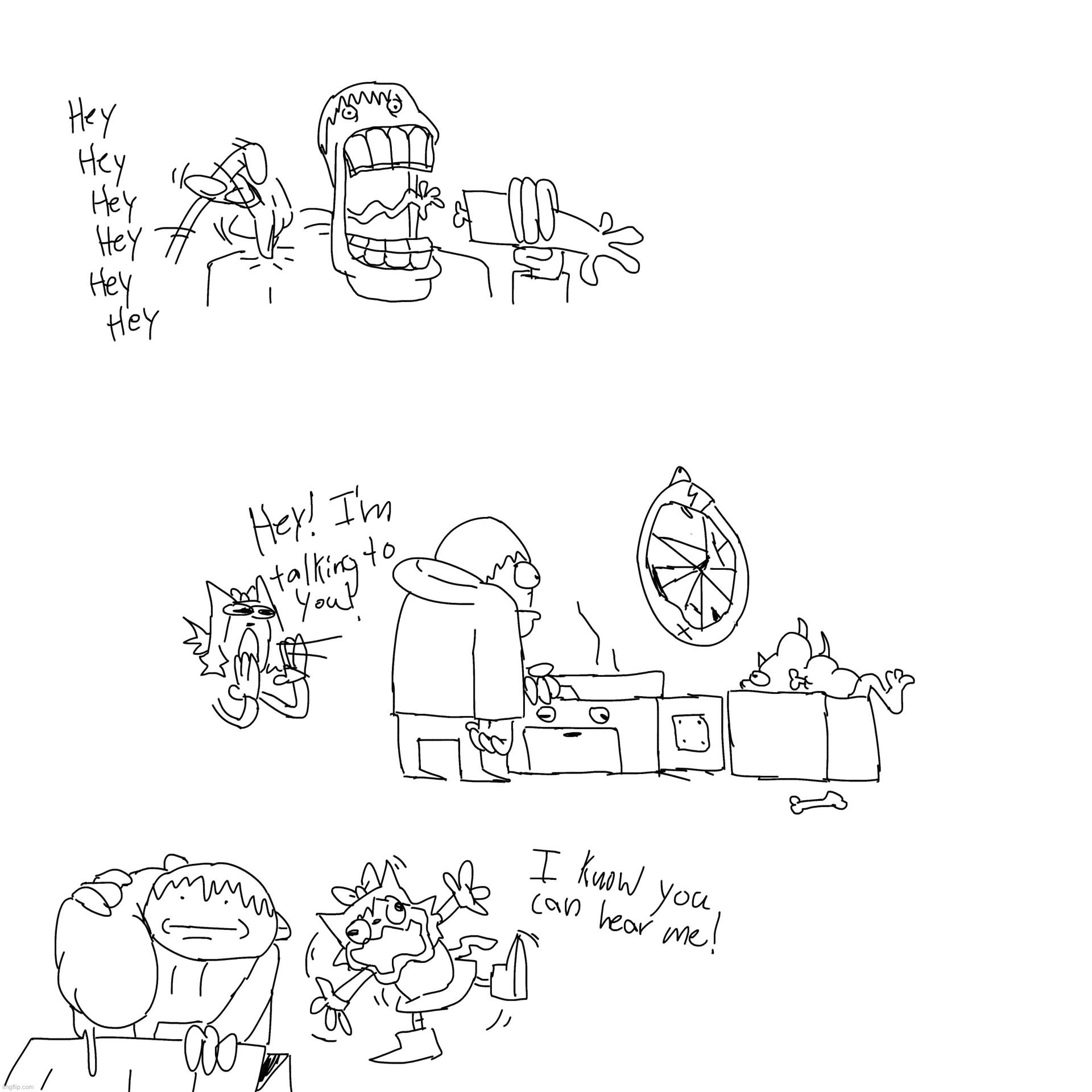 Drawing by Joel, I can’t upload the whole thing because imgflip keeps reloading instead of letting me add more images | image tagged in this is an actual problem,imgflip pls fix | made w/ Imgflip meme maker