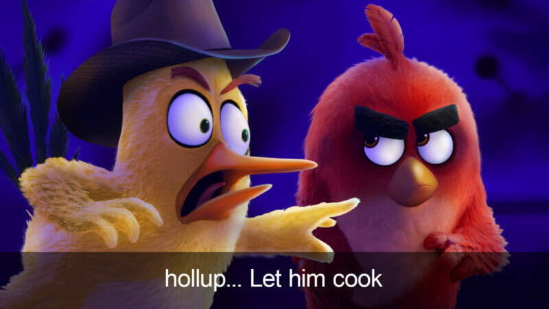 Chuck says "Let Him Cook" Blank Meme Template