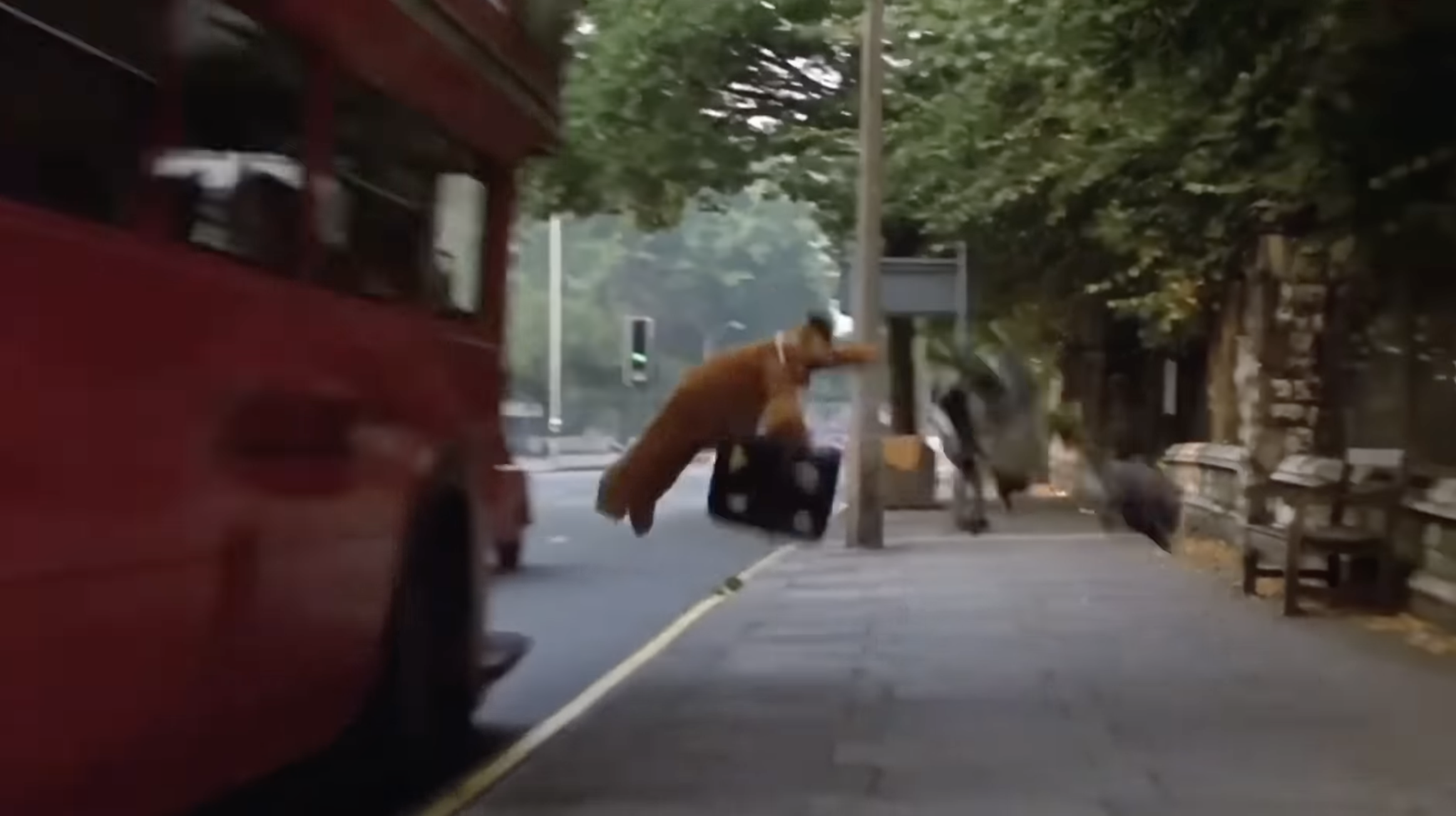 Fozzie thrown from the bus Blank Meme Template