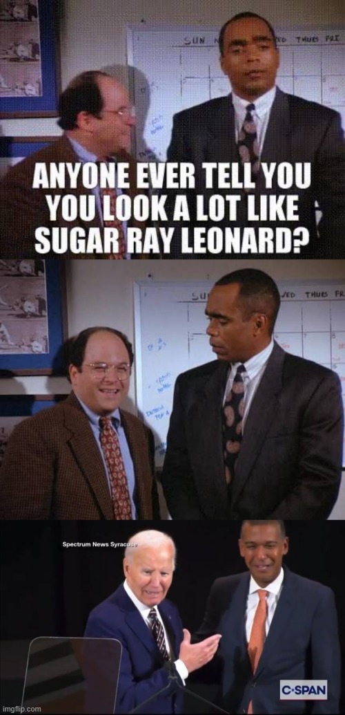 Barack & Joe | image tagged in sugar ray leonard,biden,obama | made w/ Imgflip meme maker