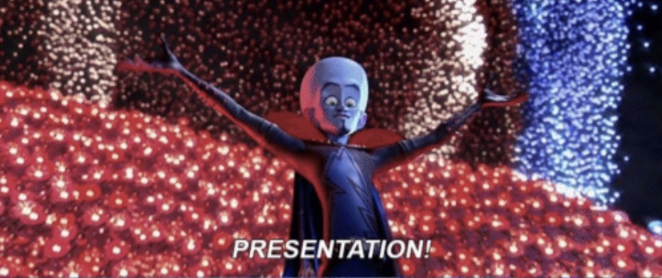 Presentation megamind Blank Meme Template