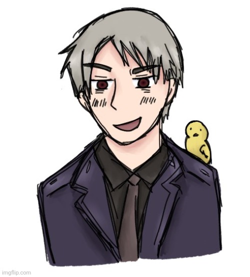 Drew prussia for the first time :/ (ts sucks) | image tagged in hetalia,prussia,drawing,gilbert beilschmidt | made w/ Imgflip meme maker