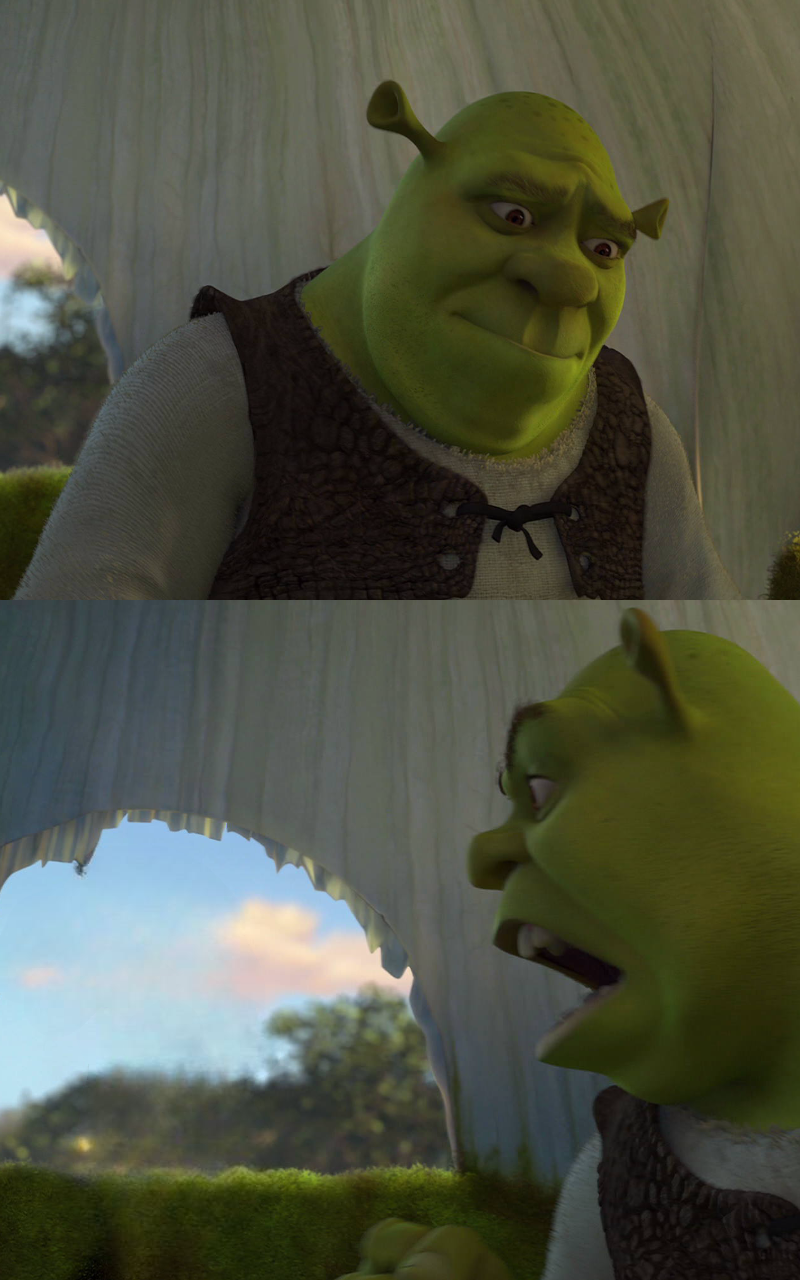 Shrek 2 - For 5 Minutes (Without Donkey) Blank Meme Template
