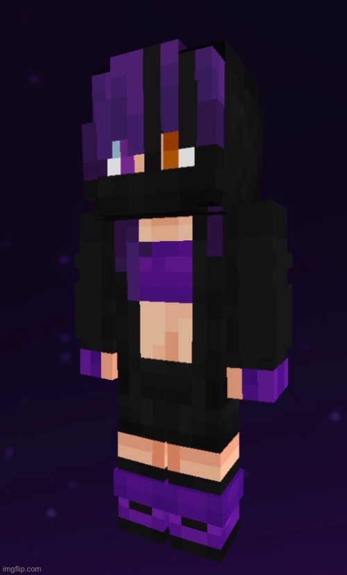 This is Yamiko, female. I would like for her to be drawn in a realistic human body, if possible. | made w/ Imgflip meme maker