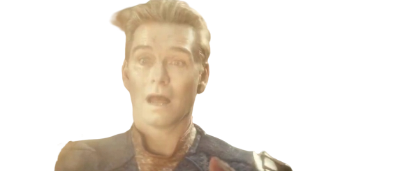 Homelander in Holy Divine Lights Blank Meme Template