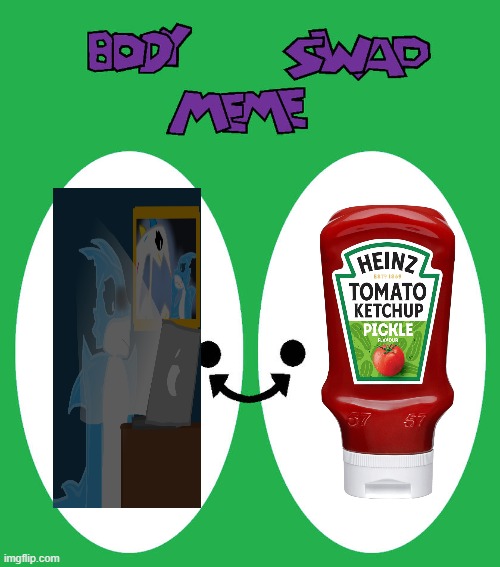 Spooky scary diddy bluds | image tagged in body swap blank meme | made w/ Imgflip meme maker