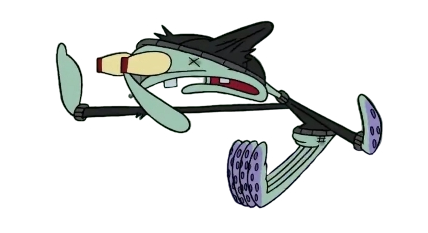 Shocked Squidward The Thief Blank Meme Template