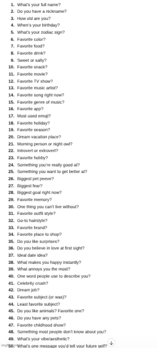 Get to Know Me | made w/ Imgflip meme maker