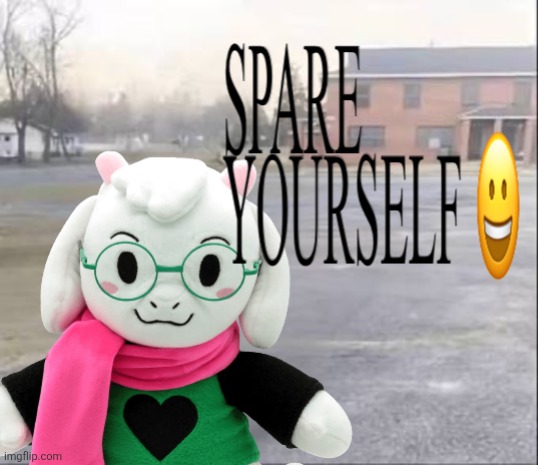 spare yourself | image tagged in spare yourself | made w/ Imgflip meme maker