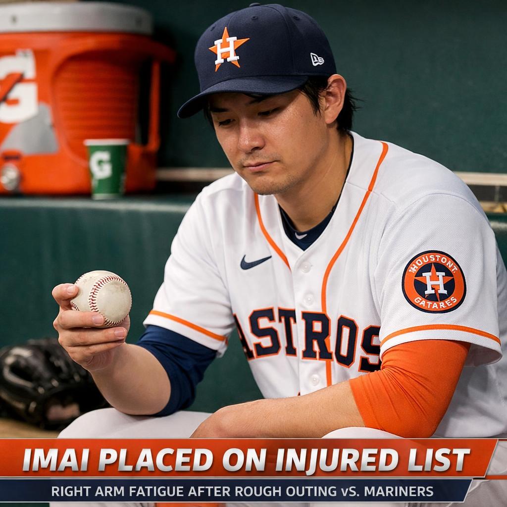 Astros rookie right-hander Tatsuya Imai was placed on the injure Blank Meme Template
