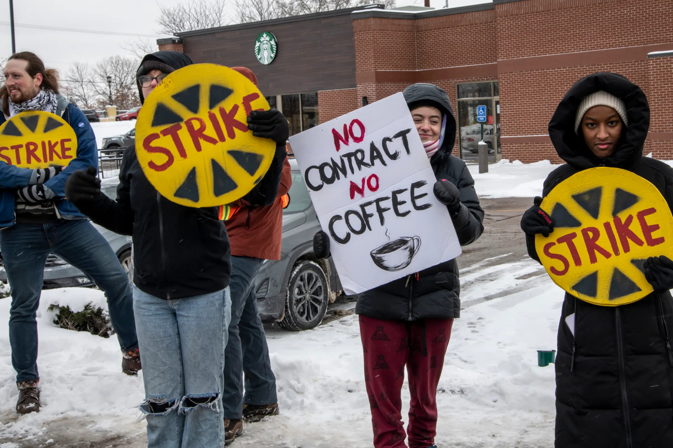 Starbucks Strike Blank Meme Template