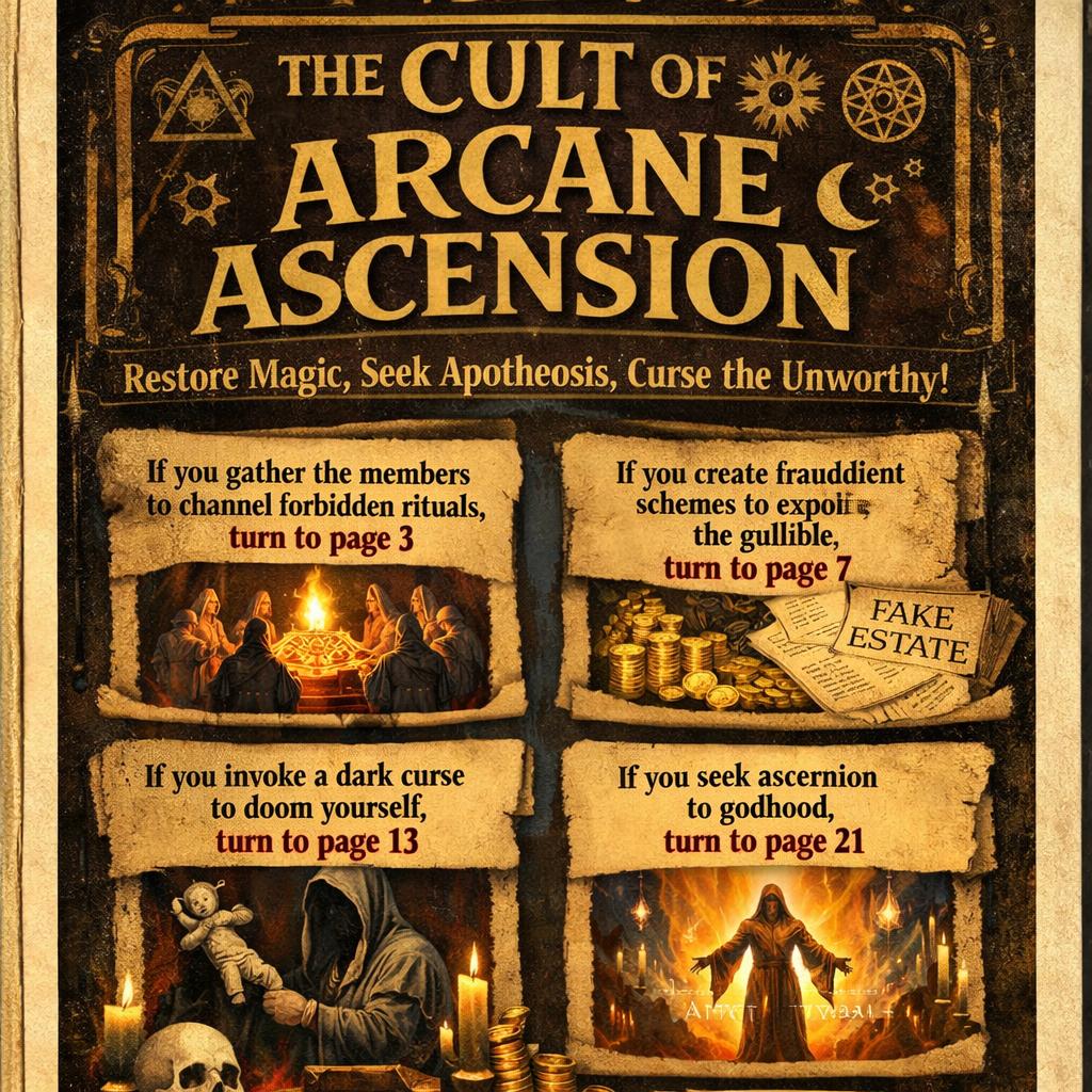 Choose Your Own Adventure Blank Meme Template