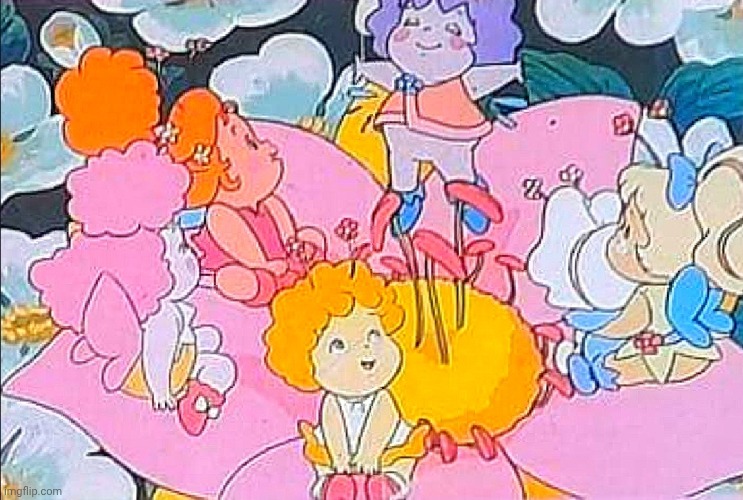 The Blinkins 1986 Blink the leader purple firefly girl cartoon 80s | image tagged in blinkins | made w/ Imgflip meme maker