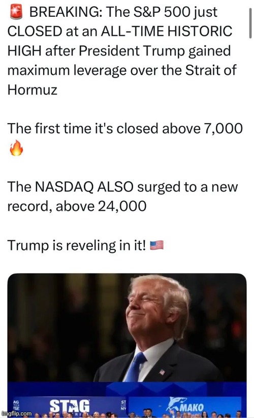 What a horrible President | image tagged in winning,orange man bad,well yes but actually no,it's the economy  dummy | made w/ Imgflip meme maker