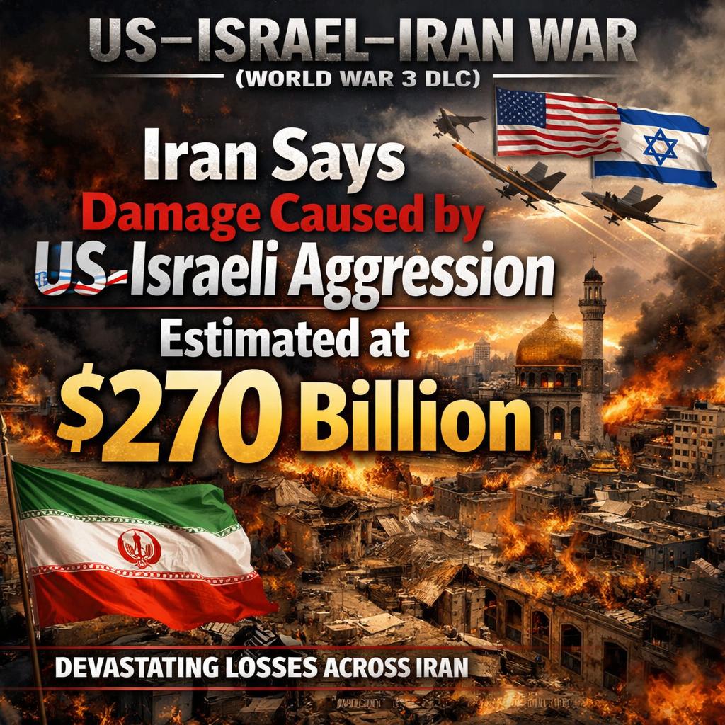 US–Israel–Iran War (World War 3 DLC)  Iran says damage caused by Blank Meme Template