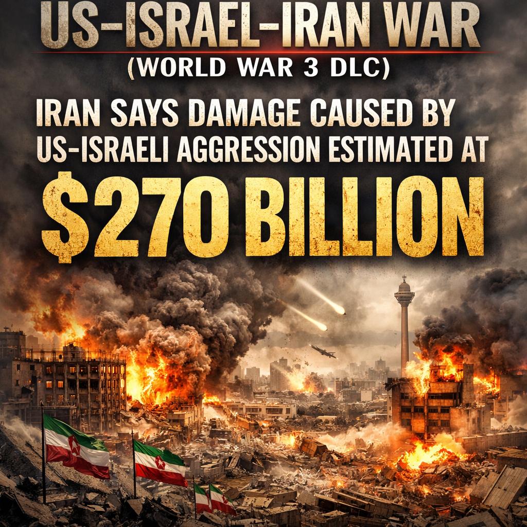 US–Israel–Iran War (World War 3 DLC)  Iran says damage caused by Blank Meme Template