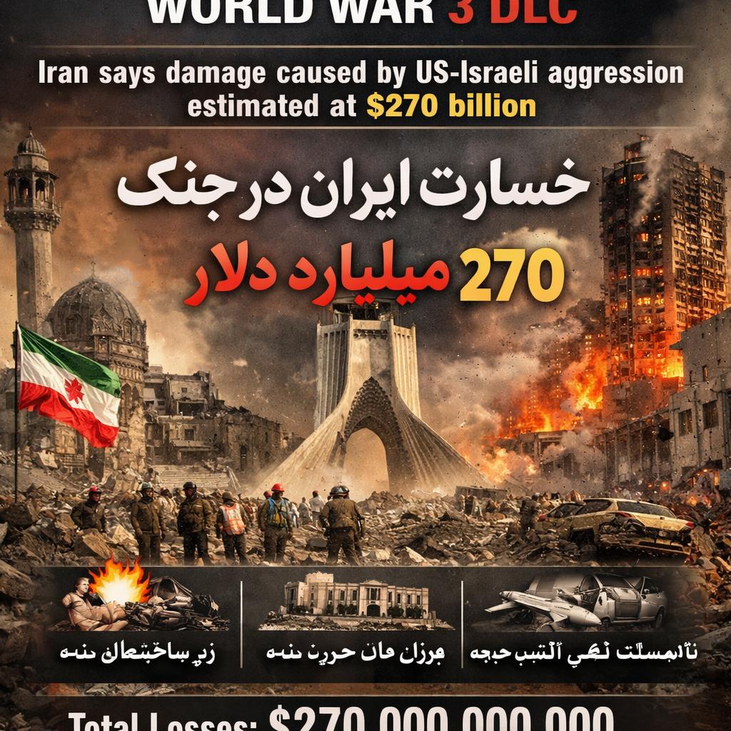 US–Israel–Iran War (World War 3 DLC)  Iran says damage caused by Blank Meme Template