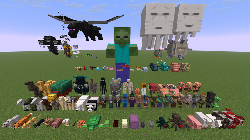 Every Minecraft Mob Blank Meme Template