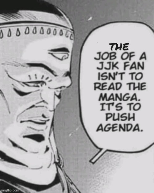 I'm larping it | image tagged in jjk,anime | made w/ Imgflip meme maker