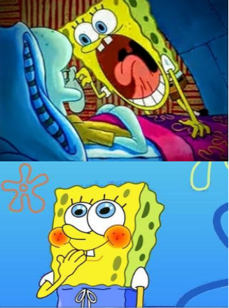 Spongebob teehee Blank Meme Template