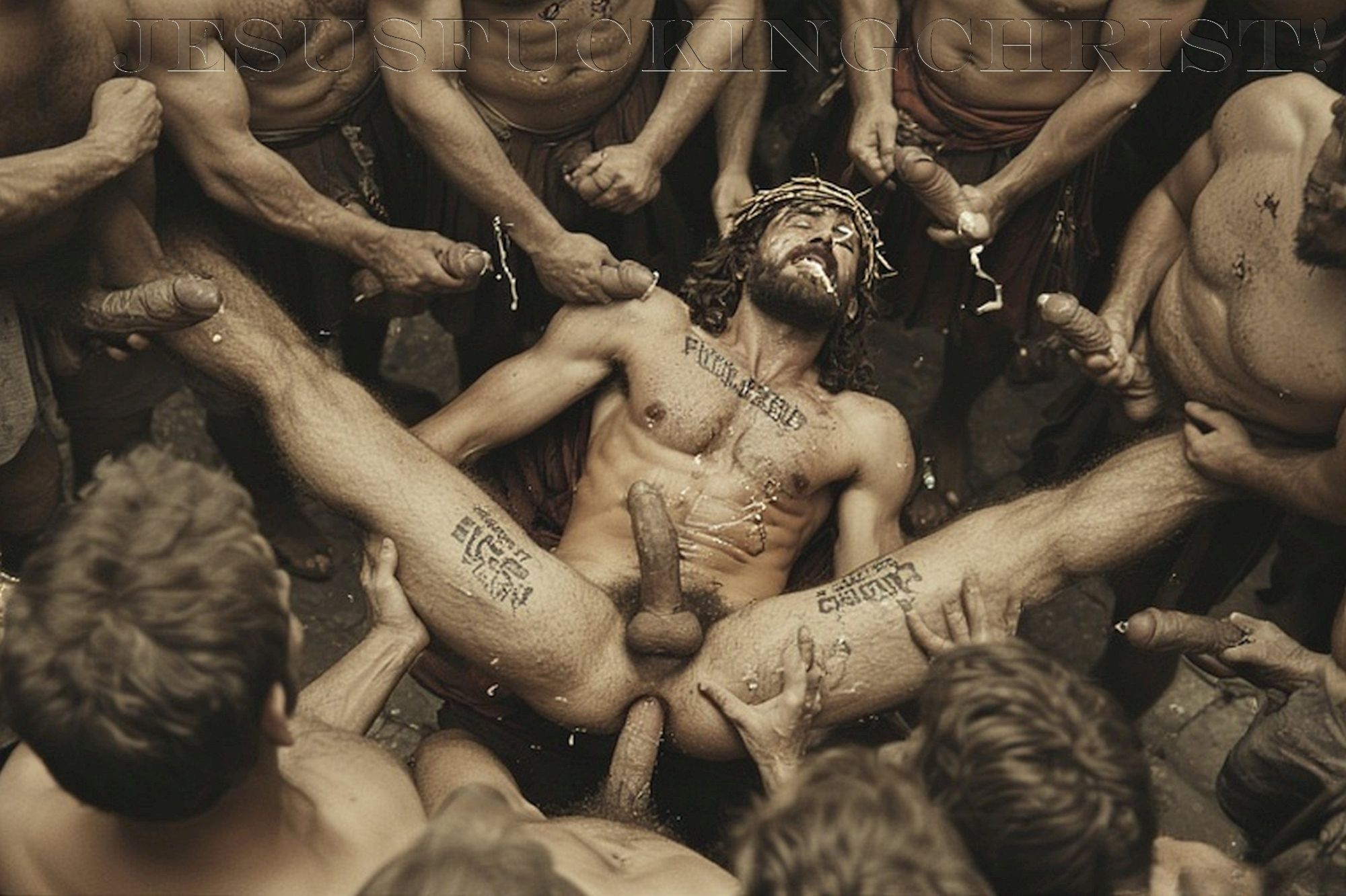 Hot Jesus Blank Meme Template