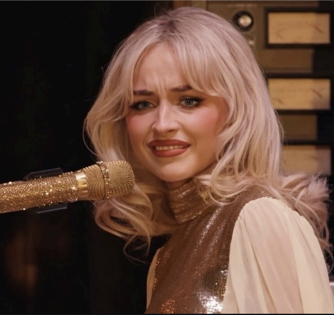 Disgusted Sabrina Carpenter Blank Meme Template