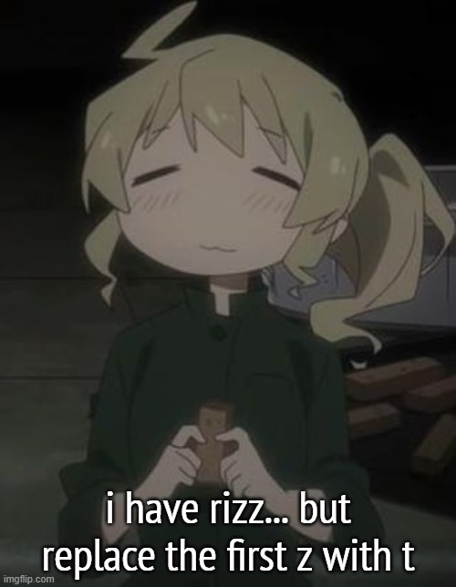 ArabMogus' one millionth yuuri temp -w- | i have rizz... but replace the first z with t | image tagged in arabmogus' one millionth yuuri temp -w- | made w/ Imgflip meme maker