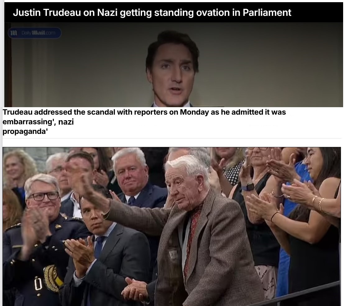 Trudeau nazi lover Blank Meme Template