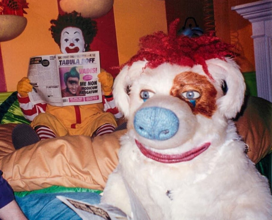 Ronald McDonald dog Blank Meme Template