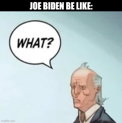 Joe biden be like: | image tagged in memes,biden,what | made w/ Imgflip meme maker