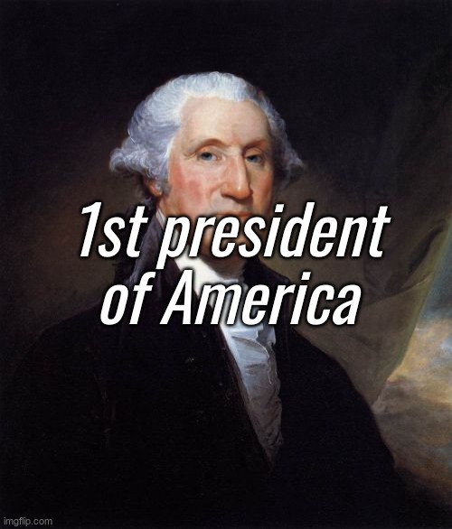 the goat | 1st president of America | image tagged in george washington,memes,america,usa,oh wow are you actually reading these tags,stop reading the tags | made w/ Imgflip meme maker