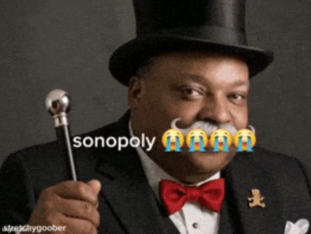 big ass list of ocs jumpscare | image tagged in sonopoly | made w/ Imgflip meme maker