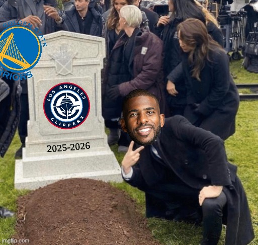 la clippers meme | 2025-2026 | image tagged in grant gustin over grave,la,clippers,nba memes,sports,basketball | made w/ Imgflip meme maker