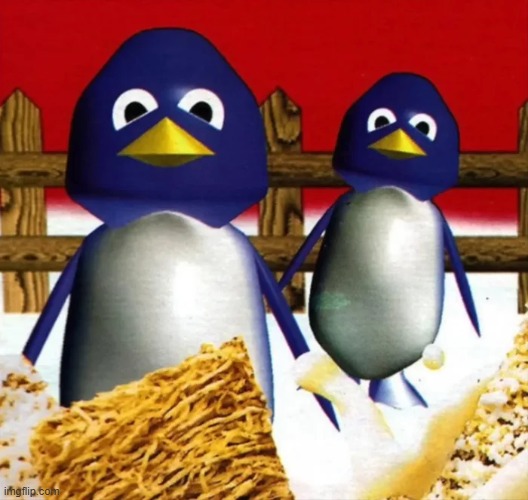 penguins when you ate a snow | made w/ Imgflip meme maker