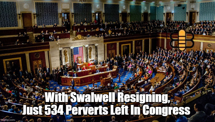With Swalwell Resigning, Just 534 Perverts Left In Congress | made w/ Imgflip meme maker