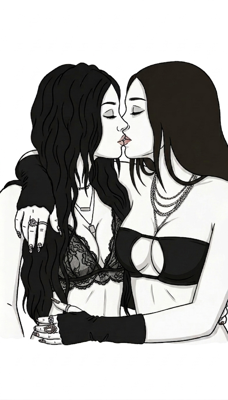 lesbian girls Blank Meme Template