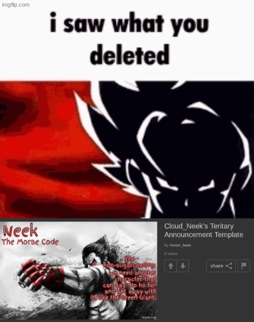 image tagged in i saw what you deleted | made w/ Imgflip meme maker