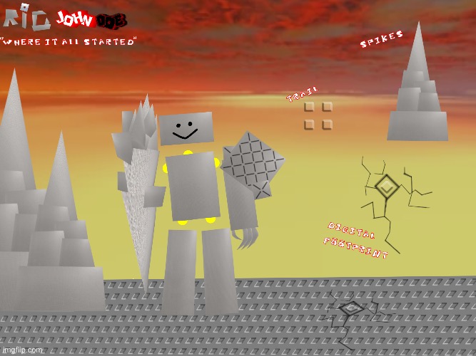 This was made entirely with pngs and the perspective form tool in ibis paint | image tagged in untitled145_20260416120030 png | made w/ Imgflip meme maker