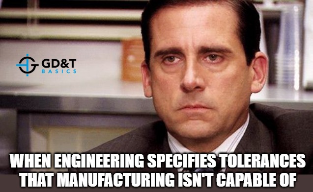 Just....no | when engineering specifies tolerances that manufacturing isn't capable of | image tagged in memes,engineer,engineering,manufacturing | made w/ Imgflip meme maker