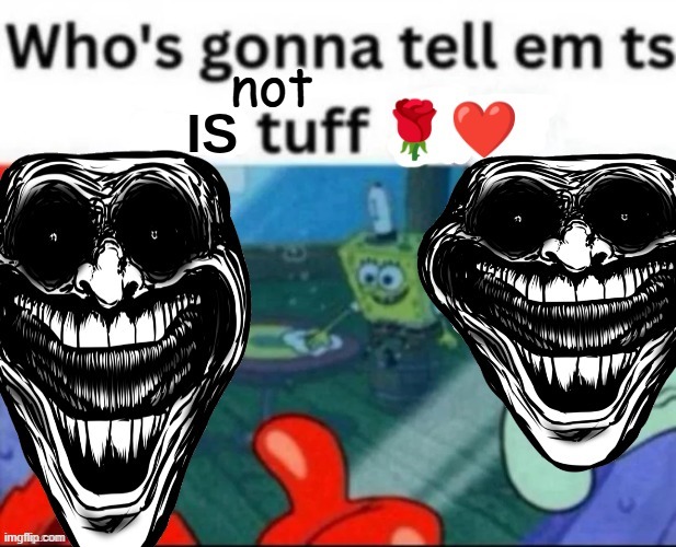 ts is tuff | not | image tagged in ts is tuff | made w/ Imgflip meme maker