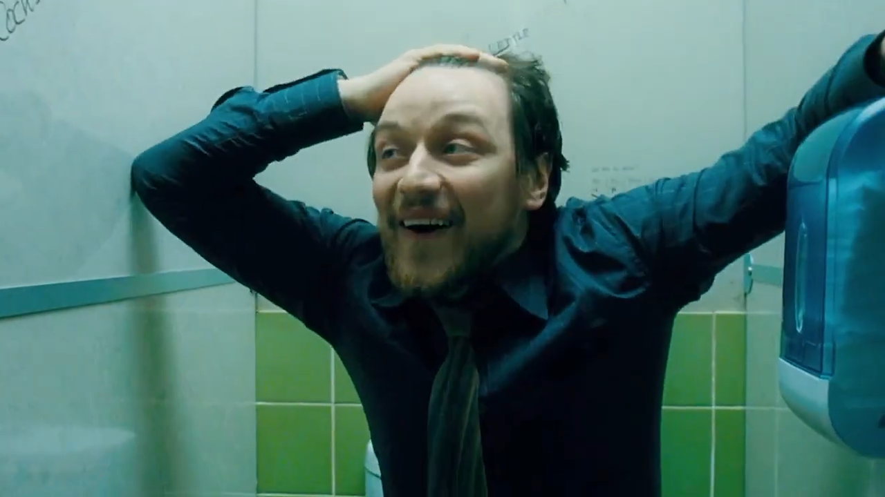 Bruce Laughing on the toilet Blank Meme Template