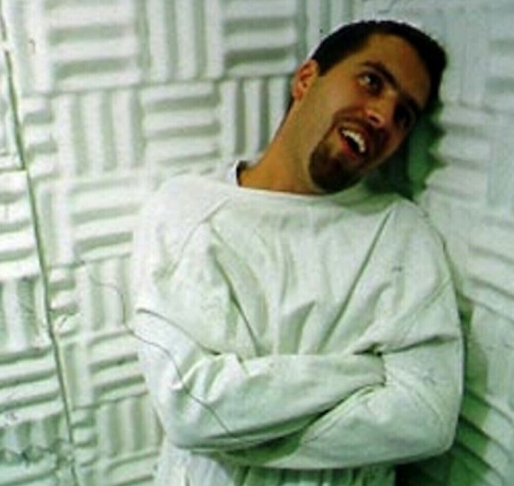 Psycho in asylum Blank Meme Template