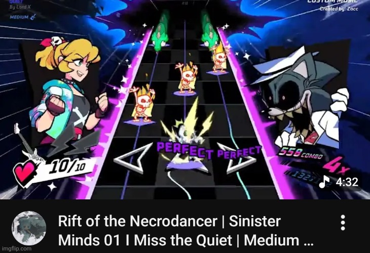 I think he misses something. | image tagged in rift of the necrodancer | made w/ Imgflip meme maker