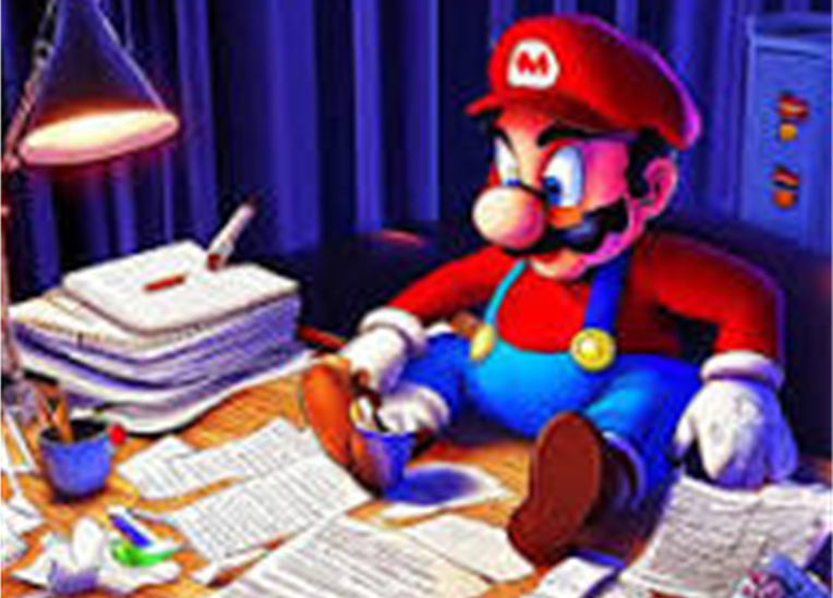 mario Blank Meme Template