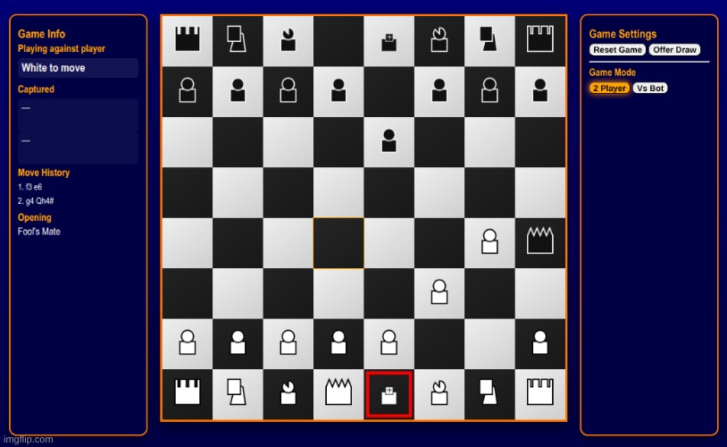 Here it is. The full chess game. Release link coming soon. | made w/ Imgflip meme maker