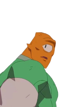 Allen The Alien looking back Blank Meme Template