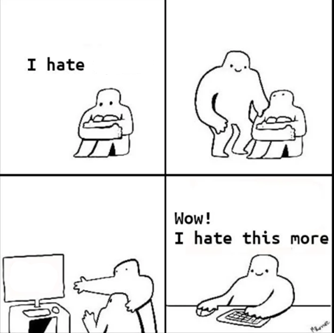 I hate even more Blank Meme Template